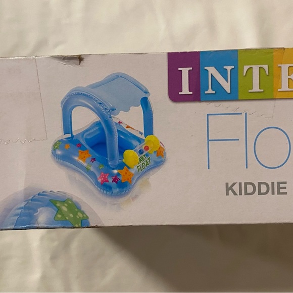 🎉HP🎉NEW INTEX Float Kiddie Baby Inflatable Swimming Pool Tube Raft No Toxic - Picture 5 of 5